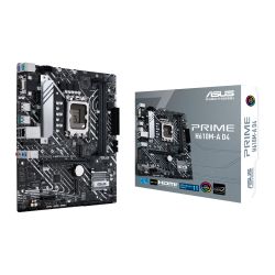 Asus PRIME H610M-A D4, Intel H610, 1700, Micro ATX, 2 DDR4, VGA, HDMI, DP, PCIe4, 2x M.2