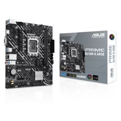 Asus PRIME H610M-K ARGB, Intel H610, 1700, Micro ATX, 2 DDR5, VGA, HDMI, PCIe4, 1x M.2