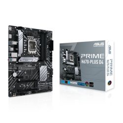 Asus PRIME H670-PLUS D4, Intel H670, 1700, ATX, 4 DDR4, HDMI, DP, 2.5GB LAN, PCIe4, RGB, 3x M.2