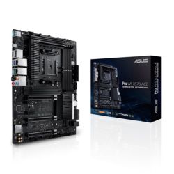 Asus PRO WS X570-ACE, Workstation, AMD X570, AM4, ATX, HDMI, DP, SLI/XFire, Dual GB LAN, Asus Control Center Express Motherboards