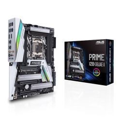 Asus PRIME X299- DELUXE II, Intel X299, 2066, ATX, 8 DDR4, SLI/XFire, M.2 Heatsink, Wi-Fi, 5G LAN, RGB Lighting, M.2 Motherboards