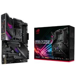 Asus ROG STRIX X570-E GAMING, AMD X570, AM4, ATX, 4 DDR4, HDMI, DP, SLI/XFire, Wi-Fi, 2.5GB LAN, PCIe4, RGB Lighting, M.2 Motherboards