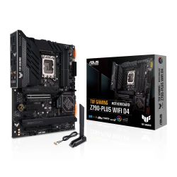 Asus TUF GAMING Z790-PLUS WIFI D4, Intel Z790, 1700, ATX, 4 DDR4, HDMI, DP, Wi-Fi 6, 2.5G LAN, PCIe5, RGB, 4x M.2