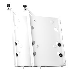 Fractal Design HDD Tray Kit - Type-B 2-pack, White, 2x 3.5”2.5” Trays - For Fractal cases with Type-B HDD mounts only