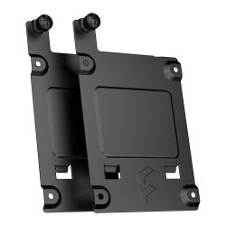 Fractal Design SSD Tray Kit - Type-B 2-pack, Black, 2x 2.5 SSD Brackets - For Fractal cases with Type-B SSD mounts only