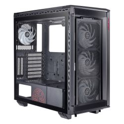 ADATA XPG Battlecruiser Super RGB Gaming Case with 4x Tempered Glass Sides, E-ATX, 4 x ARGB Fans & Controller, Black Cases