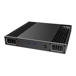 Akasa Plato PX Slim Fanless Case for 8th Gen Intel NUC Boards, VESA Mounting, 2.5