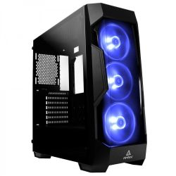 Antec DF-500 RGB Gaming Case with Front & Side Windows, ATX, No PSU, Tinted Tempered Glass, RGB Fans, Black Cases