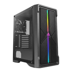 Antec NX420 Gaming Case w/ Glass Window, ATX, 1 Fan, LED Control Button, ARGB Front Panel Cases