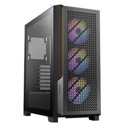 Antec P20C ARGB Gaming Case w Glass Window, E-ATX, Large Mesh Front, Dust Filters, 3 ARGB PWM Fans, USB-C 3.2 Gen2