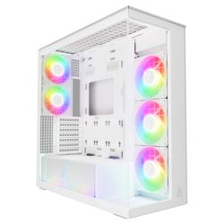 ARCTIC_Xtender_White_Case_w_Clear_Glass_Side_and_Front_E-ATX_5x_ARGB_Fans_ARGB_PSU_Shroud_Mesh_Airflow_USB-C_10Gbps