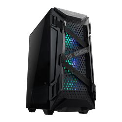 Asus TUF Gaming GT301 Compact Gaming Case w Window, ATX, Tempered Glass, 3 x 12cm RGB Fans, RGB Controller, Headphone Hook  *DAMAGED BOX* 