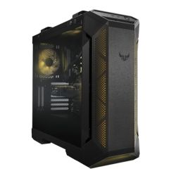 Asus TUF Gaming GT501 Gaming Case w Window, E-ATX, Tempered Smoked Glass, 3 x 12cm RGB Fans, Carry Handles