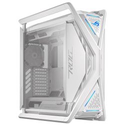 Asus ROG Hyperion GR701 Gaming Case w Glass Windows, E-ATX, 4x 14cm Fans, Dual 420mm Radiator Support, USB-C 60W FC, Fan Hub & Lighting Panel, White