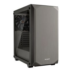 Be Quiet! Pure Base 500 Gaming Case w Window, ATX, 2 x Pure Wings 2 Fans, PSU Shroud, Metallic Grey