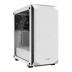 Be Quiet! Pure Base 500 Gaming Case w Window, ATX, 2 x Pure Wings 2 Fans, PSU Shroud, White