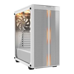 Be Quiet! Pure Base 500DX Gaming Case w Glass Window, ATX, No PSU, 3 x Pure Wings 2 Fans, ARGB Front Lighting, USB-C, White
