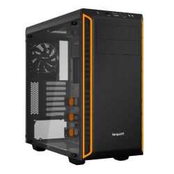 Be Quiet! Pure Base 600 Gaming Case w Window, ATX, 2 x Pure Wings 2 Fans, Orange Trim