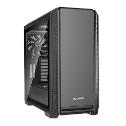 Be Quiet! Silent Base 601 Gaming Case w Window, E-ATX, 2 x Pure Wings 2 Fans, PSU Shroud, Black
