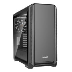 Be Quiet! Silent Base 601 Gaming Case with Window, E-ATX, No PSU, 2 x Pure Wings 2 Fans, PSU Shroud, Silver Trim Cases