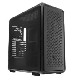 Cooler Master MasterFrame 600 Modular Open-Frame ATX Case w Glass Side, 4x ARGB Fans, FreeForm 2.0 Exo-Structure, USB-C 20Gbps, USB-C, Black