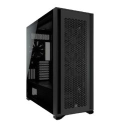 Corsair 7000D Airflow Gaming Case w Tempered Glass Window, E-ATX, 3 x AirGuide Fans, High-Airflow Front Panel, USB-C, Black 