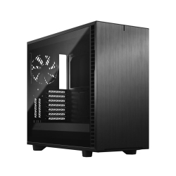 Fractal Design Define 7 Dark TG Gaming Case w Dark Tint Glass Window, E-ATX, Multibracket, 3 Fans, Fan Hub, Silence-optimized, USB-C