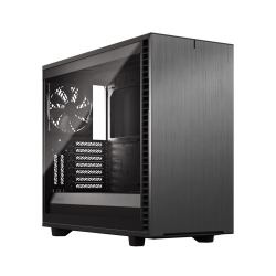 Fractal Design Define 7 Light TG Grey Gaming Case w Light Tint Glass Window, E-ATX, Multibracket, 3 Fans, Fan Hub, Silence-optimized, USB-C