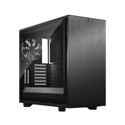 Fractal Design Define 7 Light TG Gaming Case w Light Tint Glass Window, E-ATX, Multibracket, 3 Fans, Fan Hub, Silence-optimized, USB-C