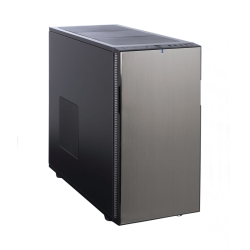 Fractal Design Define R5 (Titanium Grey Solid) Silent Gaming Case, ATX, 2 Fans, Fan Controller, Configurable Front Door, Ultra Silent Design Cases