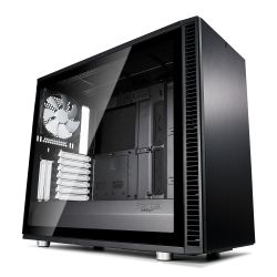 Fractal Design Define S2 (Black) Gaming Case w/ Light Tint Glass Window, E-ATX, Sound Dampening, PSU Shroud, Optional Top Filter, 3 Fans, USB-C Cases