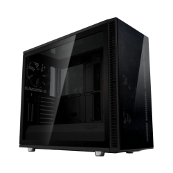 Fractal Design Define S2 Vision Blackout Gaming Case w/ Dark Tint Glass Windows, E-ATX, 4 PWM Fans, USB-C Cases