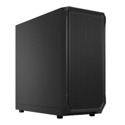 Fractal Design Focus 2 Black Solid Gaming Case, ATX, 2 Fans, Mesh Front, Innovative Shroud System