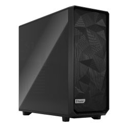 Fractal Design Meshify 2 XL Black TG Dark Gaming Case w Dark Tint Glass Window, E-ATX, Angular Mesh Front, 3 Fans, Fan Hub, Detach. Front Filter, USB-C