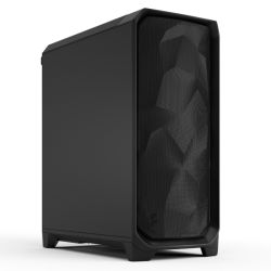 Fractal Design Meshify 3 Black Solid Gaming Case, E-ATX, Mesh Front, 3x Momentum 14 Fans, USB-C 20Gbps