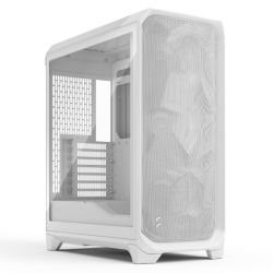 Fractal Design Meshify 3 White TG Clear Gaming Case w Clear Window, E-ATX, Mesh Front, 3x Momentum 14 Fans, USB-C 20Gbps