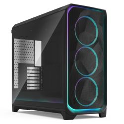 Fractal Design Meshify 3 XL Ambience Pro RGB Black TG Light w Light Tint Window, E-ATX, Mesh Front, 3x RGB Fans, Adjust Pro Hub, USB-C 20Gbps