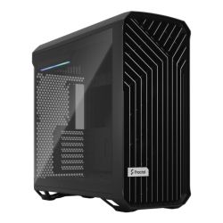 Fractal Design Torrent Light TG Gaming Case w Light Tint Glass Windows, E-ATX, 5 Fans, Fan Hub, RGB Strip on PSU Shroud, Front Grille, USB-C