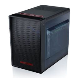 Riotoro CR1080 Mini Gaming Case with Window, ATX, No PSU, 12cm Fan, Full-size ATX MB, GPU and PSU support Cases