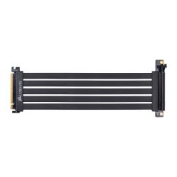 Corsair Premium PCIe 3.0 (x16) Extension Cable, 300mm, 90° Female PCIe, EMI Shielded, Five-Wire Banded Construction Graphics Card Accessories