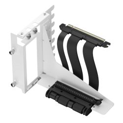 Fractal Design Flex 2 Vertical GPU Bracket with 195mm PCIe 4.0 Riser Cable, WhiteBlack