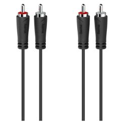 Hama 2x RCA Plugs to 2x RCA Plugs, 3 Metre *DAMAGED BOX*