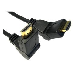 Spire HDMI 1.8 Cable, 1.8 Metres, High Speed, Gold Plated Connectors, Swivel Ends Display/Visual