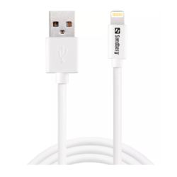Sandberg_Apple_Approved_Lightning_Cable_1_Metre_White_5_Year_Warranty_Clear_Bag