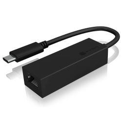 Icy Box USB-C To Gigabit Ethernet Adapter, USB 3.0 Type-C, WindowsMacChrome Compatible