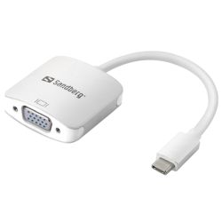 Sandberg USB-C Male to VGA Female Converter Cable, 5 Year Warranty