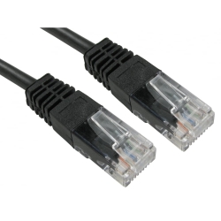Spire_Moulded_CAT5e_Patch_Cable_Full_Copper_0.5_Metre_Black