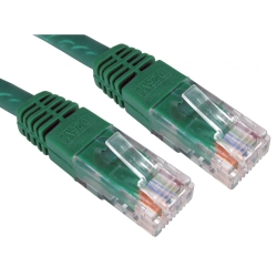 Spire Moulded CAT6 Patch Cable, 2 Metre, Full Copper, Green