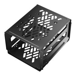 Fractal Design Hard Drive Cage Kit - Type-B, Black, Mounts to available HDD cage120mm fan slots  - For Define 7Meshify 2 + other select Fractal cases