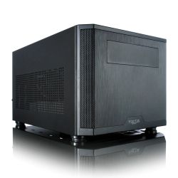 Fractal Design Core 500 (Black) Compact Cube Case, Mini ITX, ATX PSU & 310mm GPU Support, 280mm Watercooling, Magnetic Filters Cases